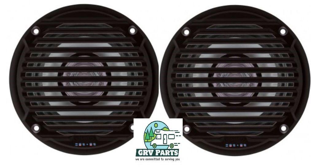 Jensen MS5006BR Dual Cone Outdoor Speakers Black