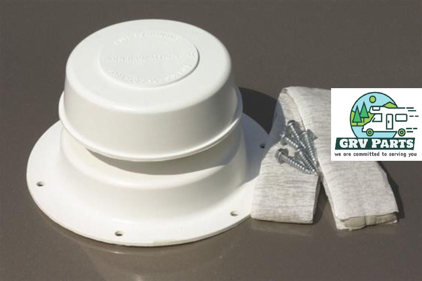 Camco 40033 RV Plumbing Vent Kit- Polar White