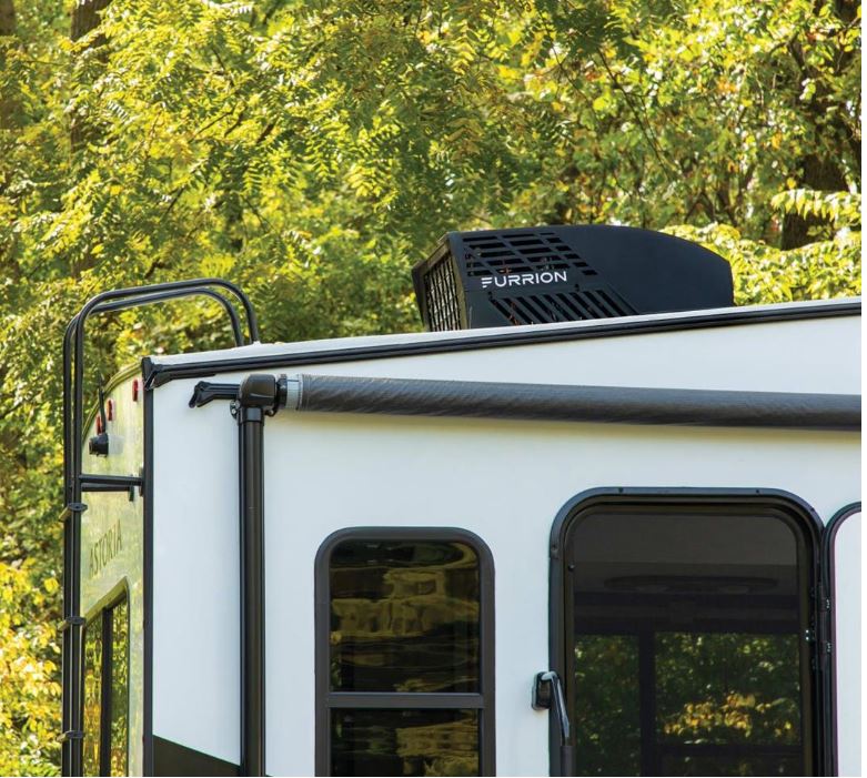 Air distribution box with Manual Control for Furrion Chill Air Conditioner System - White