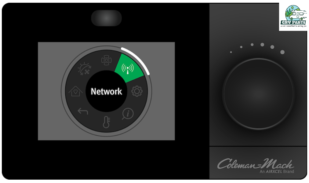 Coleman Mach Wall Thermostat Single Stage For Heat Cool Control WiFi Connectivity Digital LCD Readout