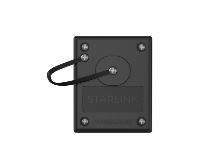 Wall Plate For Starlink Satellite Internet Antenna - Cable Pass-thru Water Resistant With CG2090W Horizontal Cable - Winegard -