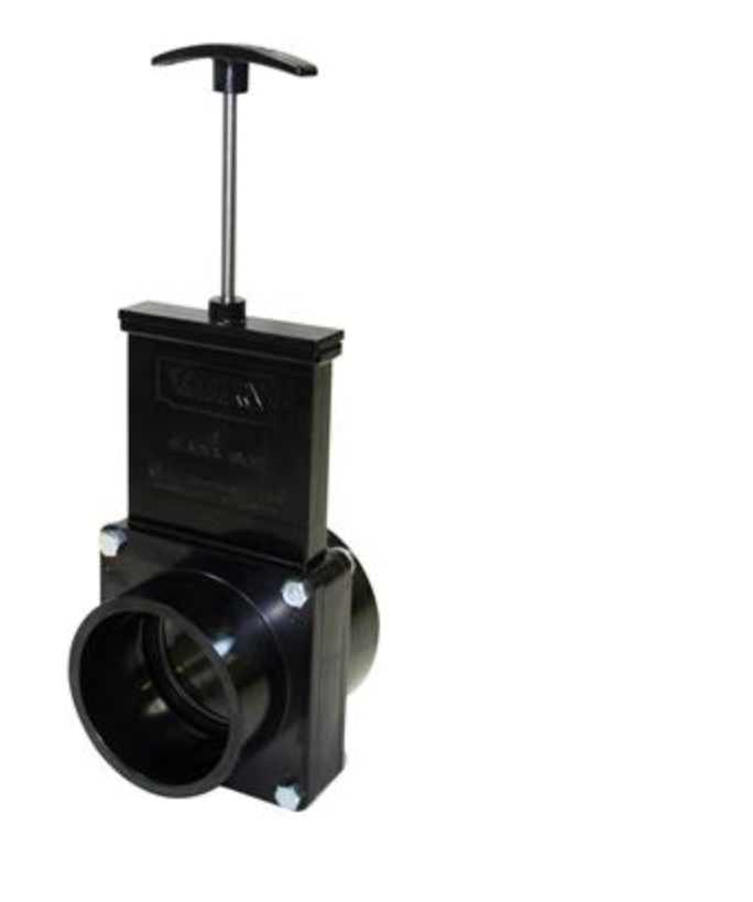 Valterra T40 3" RV Waste Dump Gate Valve 3-Inch Hub x 3-Inch Spigot Connection.