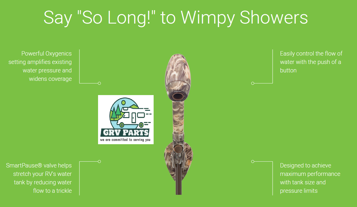 BodySpa RV Handheld Shower Camo