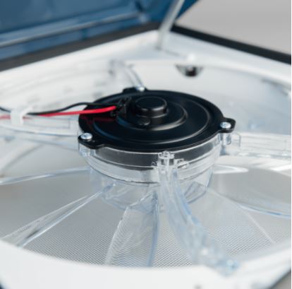 Fan-Tastic Vent RV Roof Vent with Thermostat, Automatic or Manual Variable Speed 12 Volt RV Vent Fan, Automatic Dome Lift and Rain Sensor, Model 7350