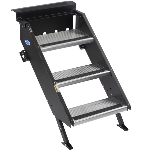 MOR/ryde STP-207 Entry Step - Manual Folding - Threshold Height Of 34" To 36"