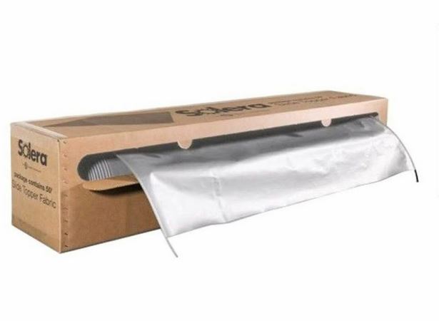 White RV Slide Out Awning - Fabric slide out topper 50 Feet Cut to size Anti-Scuff  Anti-Mildew Fabric - Fits Solera - Carefree and Dometic Awnings