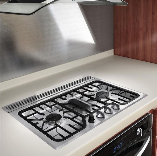 Furrion FGH4ZSA-SS RV Gas Cooktop 3-Burner Chef Collection