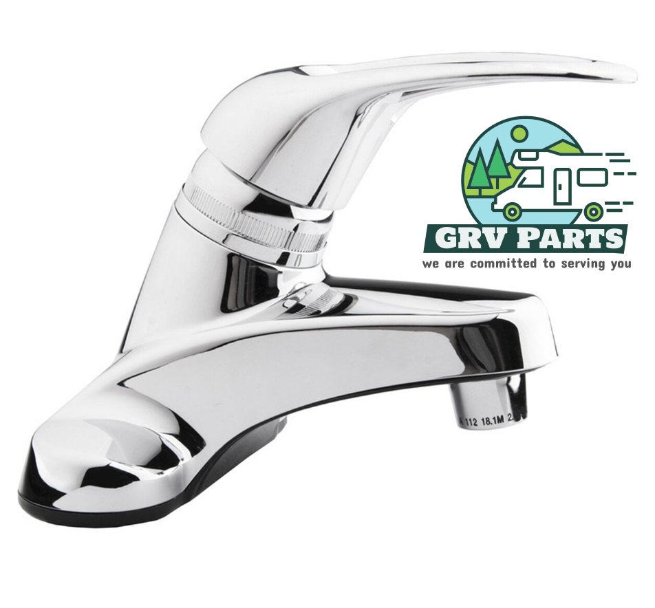 RV, Camper Dura Faucet PL100-CP Single Lever RV Lavatory Faucet Chrome