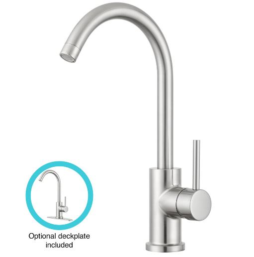 Dura Faucet DF-NMK531-SN For Kitchen - Brushed Satin Nickel