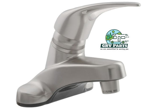 Dura Faucet DF-PL100-SN Brushed Satin Nickel Plate For RV's and Trailer Bathroom