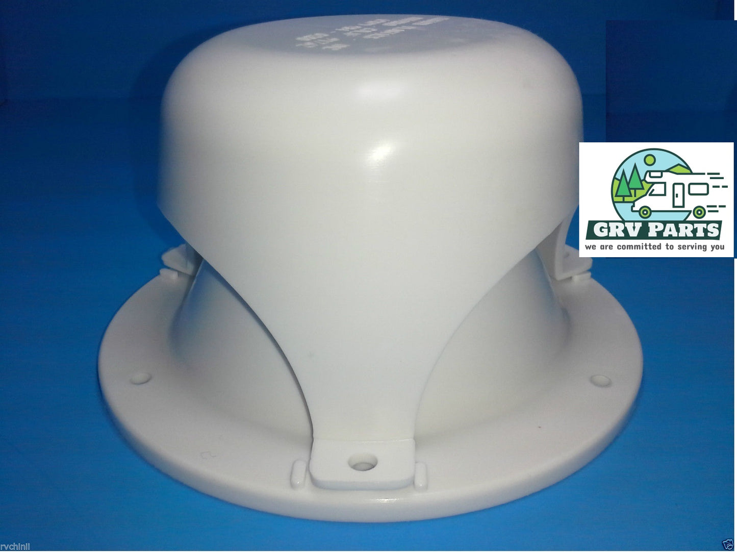 RV Roof Vent Cap white plastic