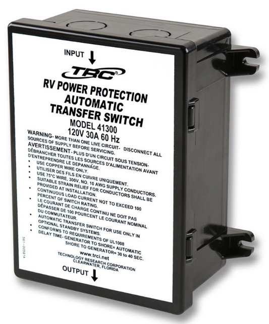 RV Surge Guard 41300 30A Hardwire Basic Automatic Transfer Switch