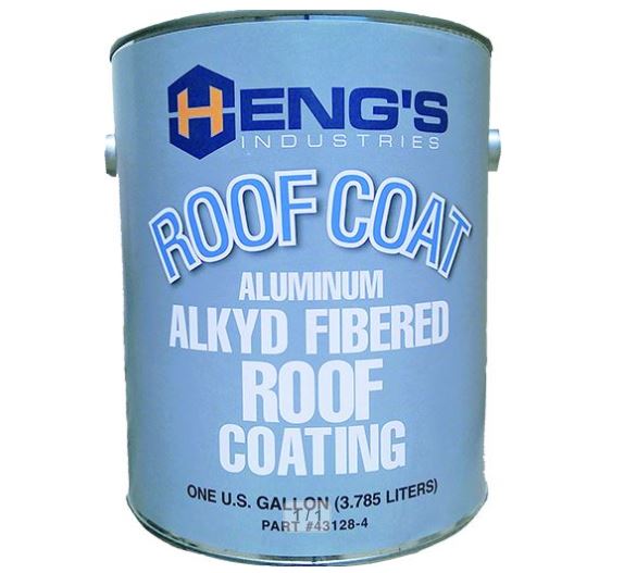 Heng's 43128-4 Roof Coating 1 Gallon For Metal and Aluminum