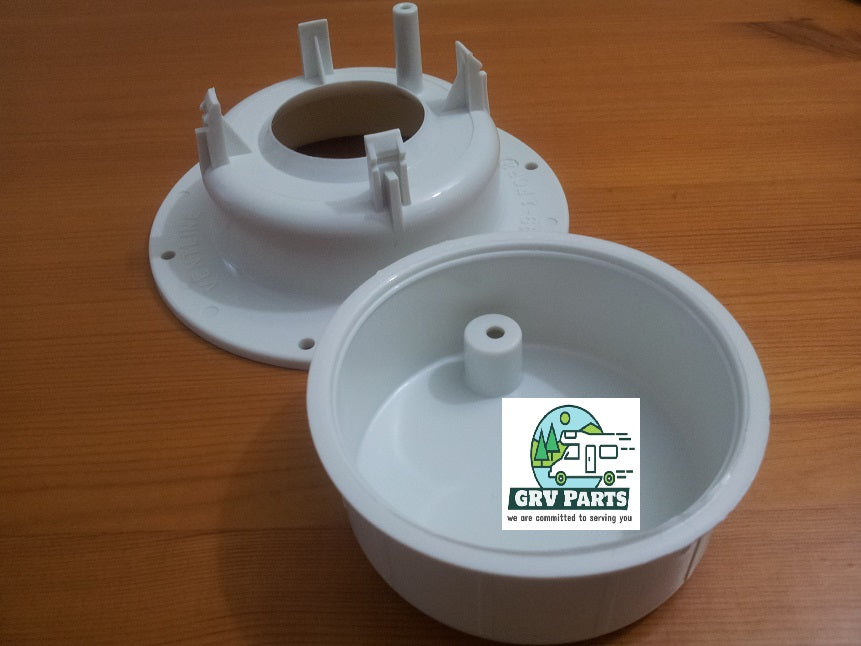 Polar White Roof Vent Cap for Rv - Motorhome - Camper and Trailer - Ventline