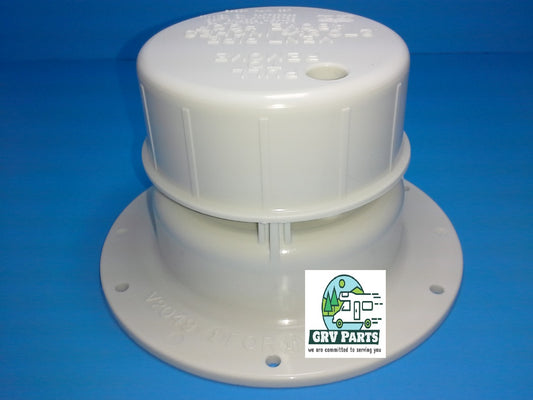 Polar White Roof Vent Cap for Rv - Motorhome - Camper and Trailer - Ventline