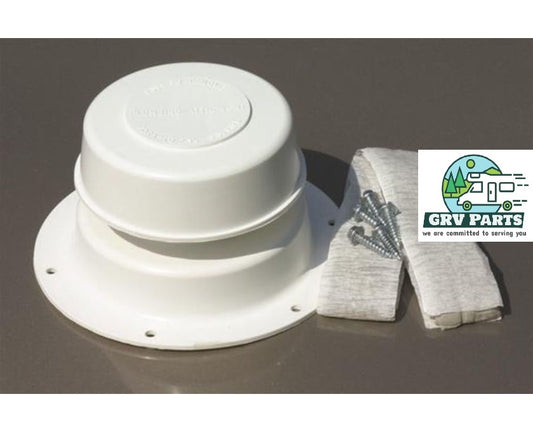 Camco 40033 RV Plumbing Vent Kit- Polar White