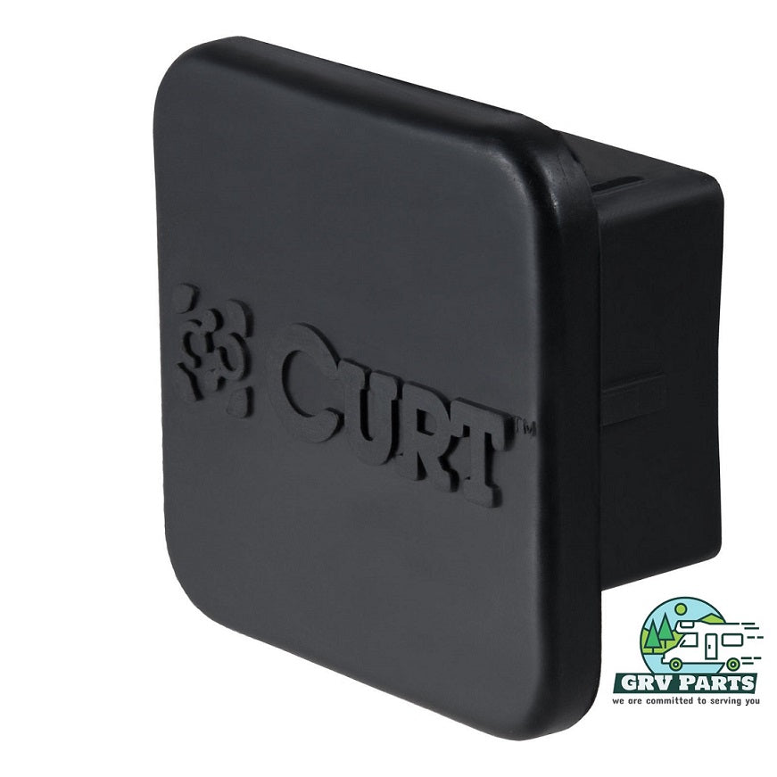 2 inch Curt Rubber Trailer Hitch Cover - Fits 2 Inch Receiver With Logo