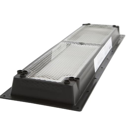 Black Ventmate 68294 Universal RV Refrigerator Vent Base, Compatible with Norcold, Dometic, and Camco refrigerator vents