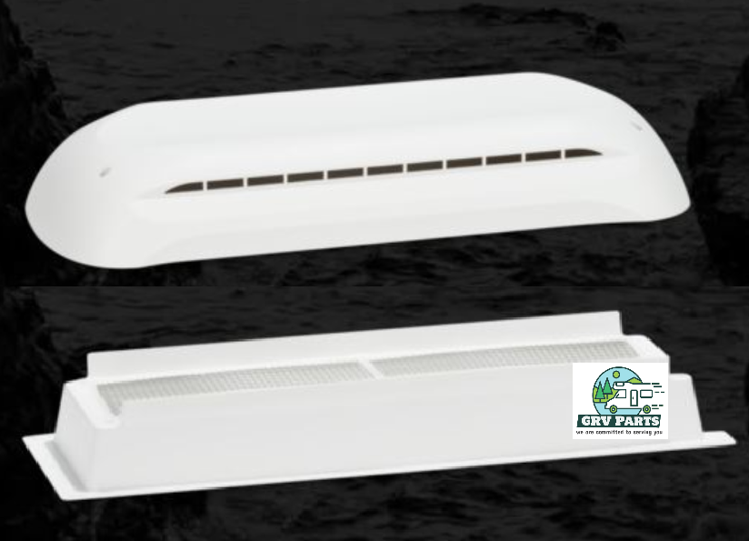 Dometic 3311236.000 Refrigerator Cap And Base Roof Vent - Polar White