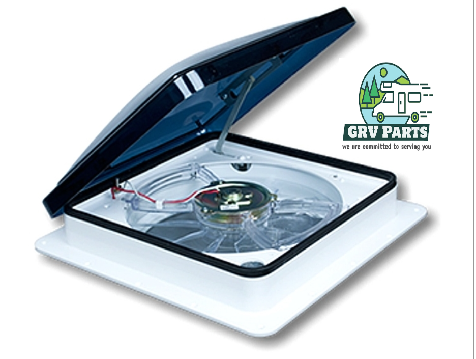 Dometic 802250 Fan-Tastic-Vent Manual Opening With 3-Speed/ Reverse Fan Smoke Dome