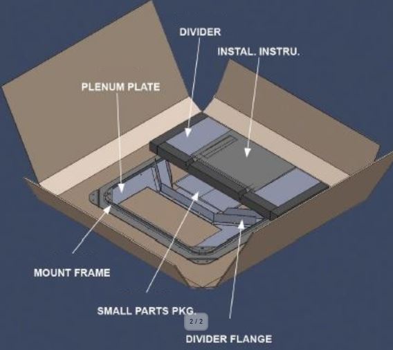 Coleman Mach 9330-5221 Air-Vantage Conversion Kit For Dometic Ducted Air Conditioner