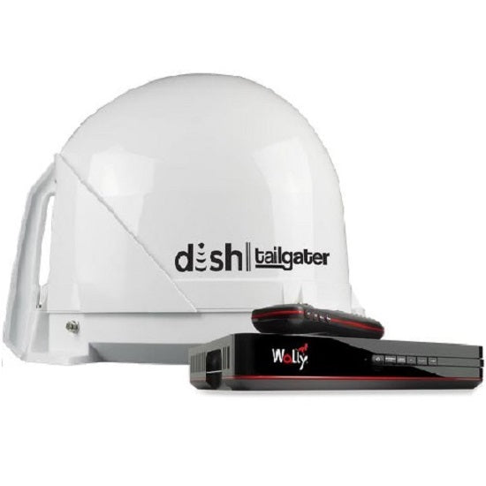 King DT4450 Dish Satellite TV Antenna - Tailgater - RF Remote Control ...
