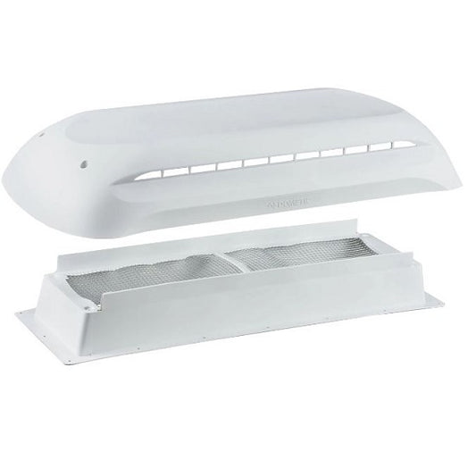 Dometic 3311236.000 Refrigerator Cap And Base Roof Vent - Polar White