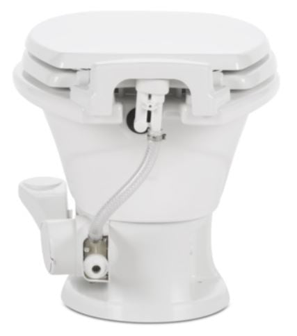 Dometic Ceramic 13-3/4" Low Profile RV Toilet  311 Series Without Hand Sprayer  White Color