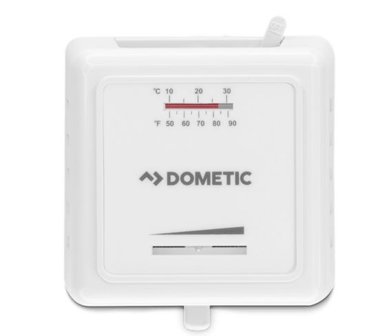 Black Dometic Wall Thermostat Single Stage