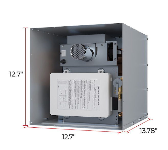 Fogatti Water Heater InstaShower Model FS08B1S LP (Door it not included)