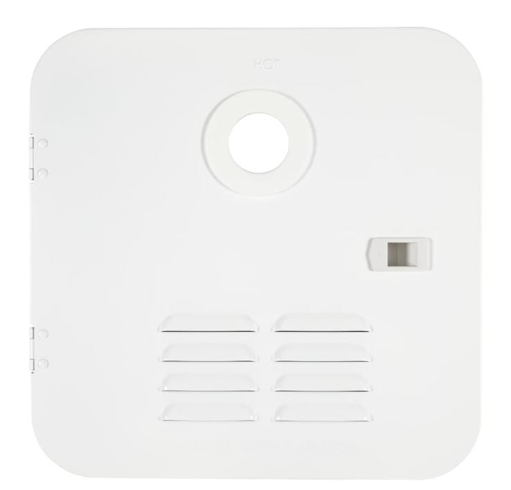 Girard 2GWHDAS10 Tankless Water Heater Polar White Door - Flange Assembly - Atwood - Suburban 10 Gallon