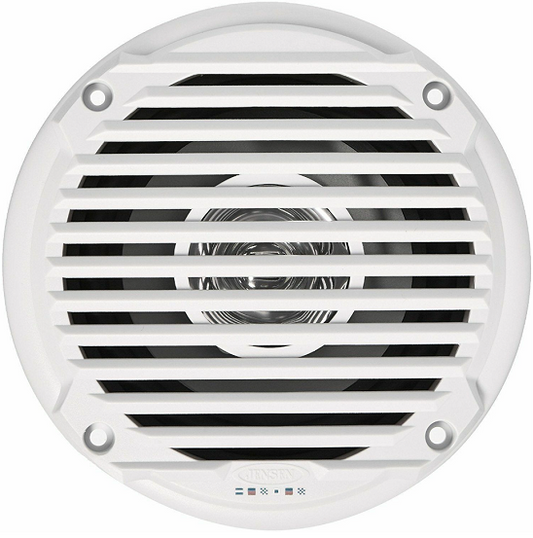 White Jensen MS5006WR Dual Cone Waterproof Speakers - One Set