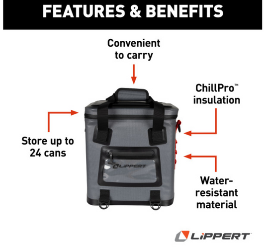 Beverage Cooler 2021099915 Adventure Pro With Padded Handle And Shoulder Strap