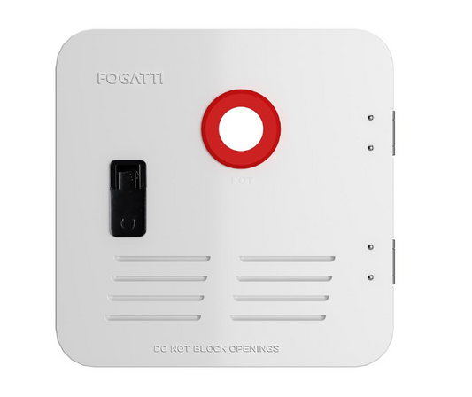 Fogatti FSWD-1515/WHITE Water Heater Access Door InstaShower 8 plus