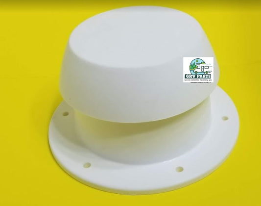 Polar White Sewer Vent for RV - Motorhome and Trailers - Plastic roof vent cap Heng's roof vent