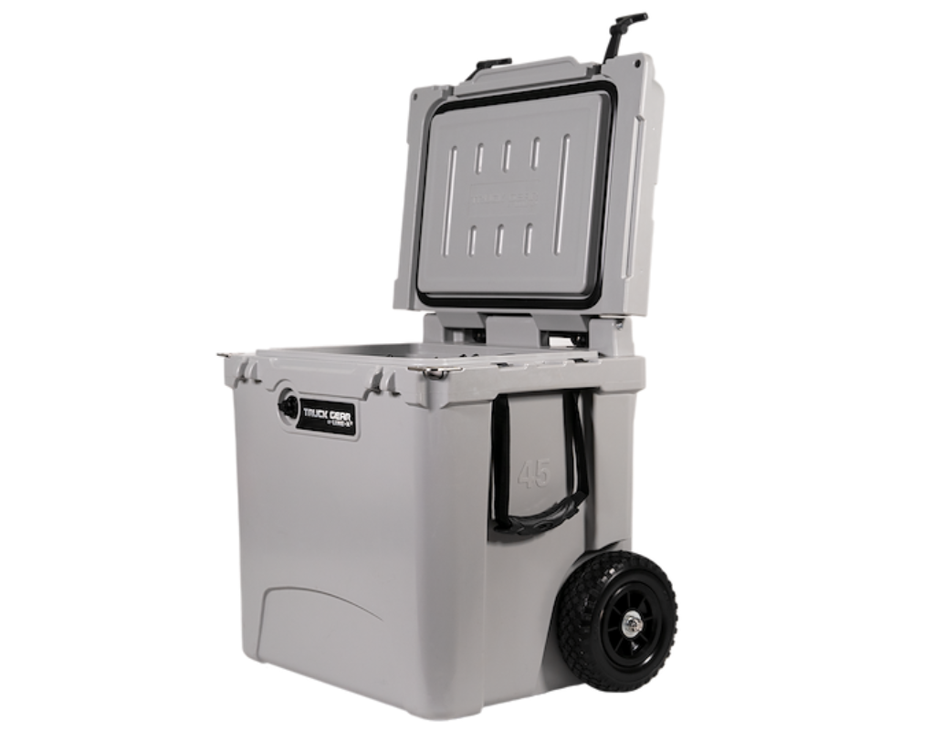 LINE-X Beverage Cooler Expedition  TWCOOLER45 45QT TOWABLE COOLER W/ACCESSORIES
