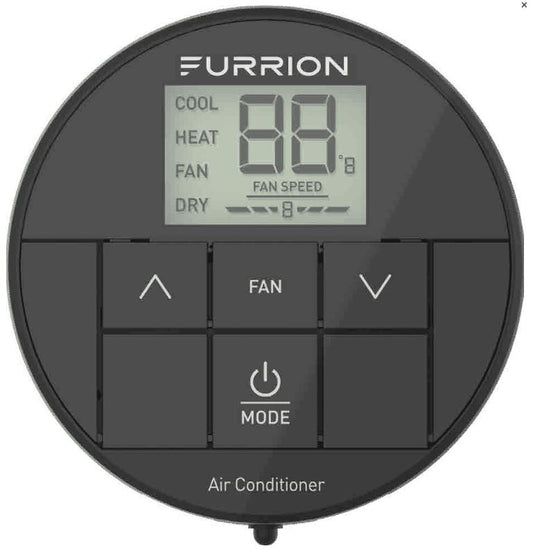 Furrion FACW12PA-BL RV CHILL Single Zone Wall Thermostat - Black