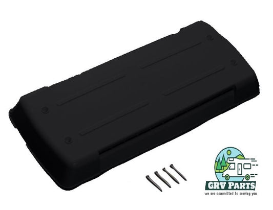 Black Dometic Refrigerator Roof Vent Lid Cover Ventmate - RV Replacement Part.